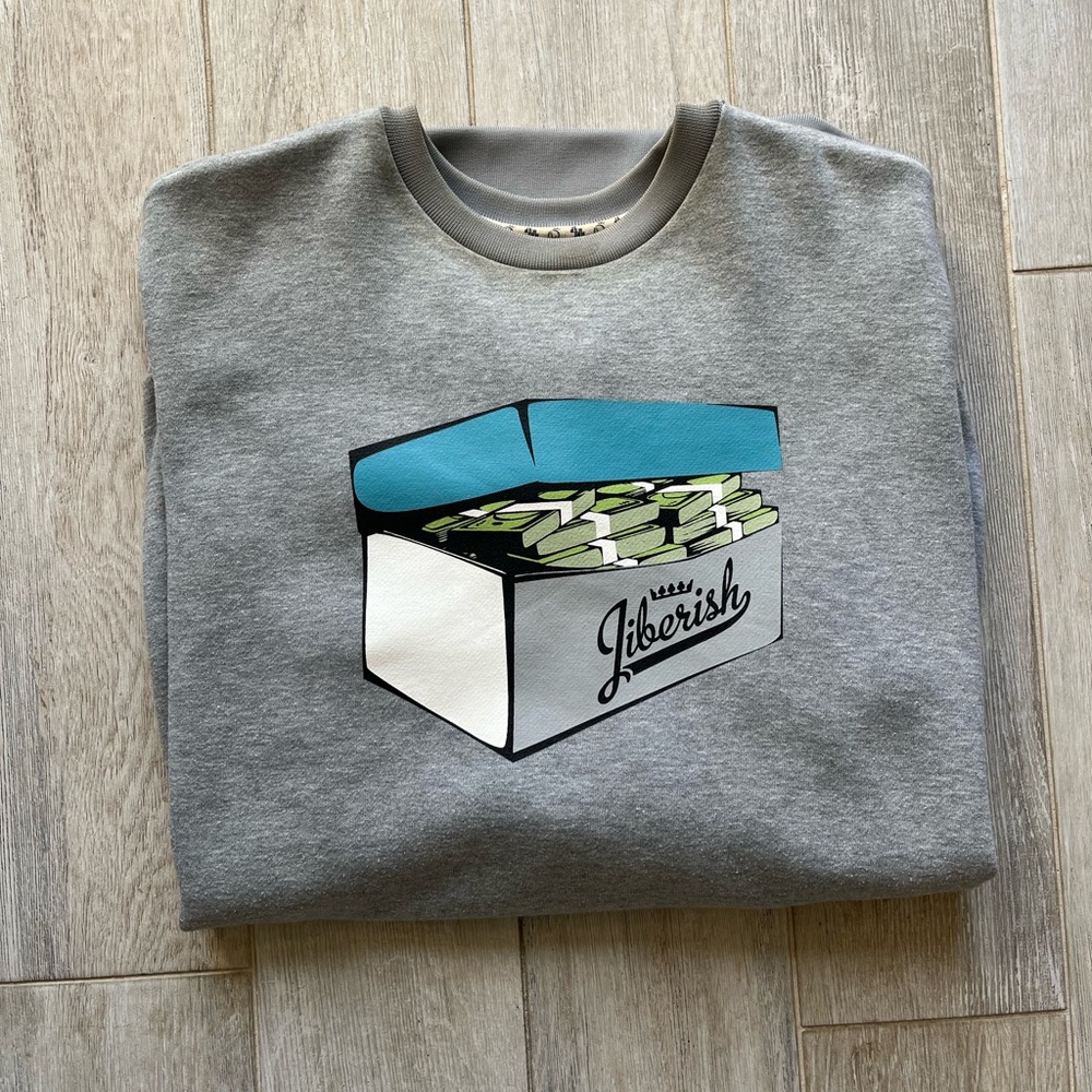 Jiberish Savings & Loan Crewneck